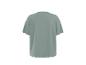 Dames T-shirt met korte mouwen in groen, achterkant.