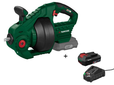 PARKSIDE® Déboucheur canalisation sans fil 20 V PARRW20 avec batterie et chargeur