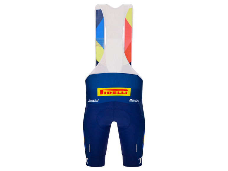 Cuissard de cyclisme Santini avec le logo Pirelli.