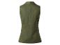 Groen linnen vest zonder mouwen voor dames.