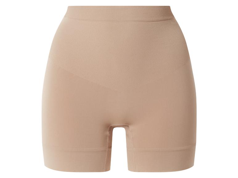 Shorty sculptant taille haute beige pour femme