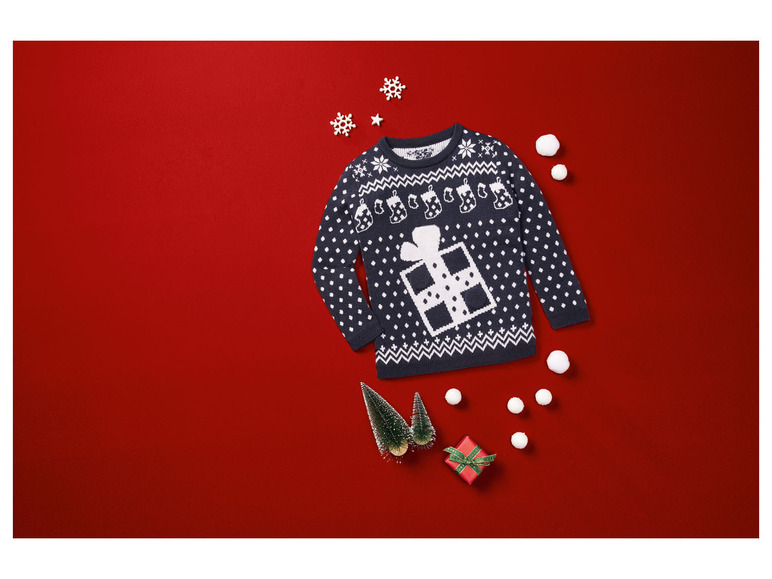 Aller en mode plein écran lupilu® Pull de Noël avec lumières LED ou son - Photo 14