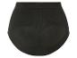 Zwarte, naadloze slip met hoge taille.