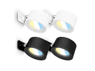 Briloner Appliques murales sans fil, 2 pièces