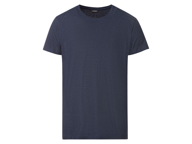 Ga naar volledige schermweergave: LIVERGY® Nauwaansluitend t-shirt van een linnenmix - afbeelding 5
