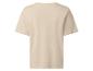 T-shirt beige à manches courtes, vue de dos.