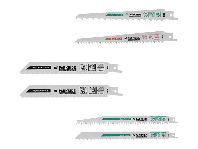 Ga naar volledige schermweergave: Reciprozaagbladen, 2 stuks PARKSIDE PERFORMANCE® - afbeelding 1