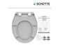 Toiletreiniger van Duroplast van Schütte, met automatische sluiting en snelontgrendeling.