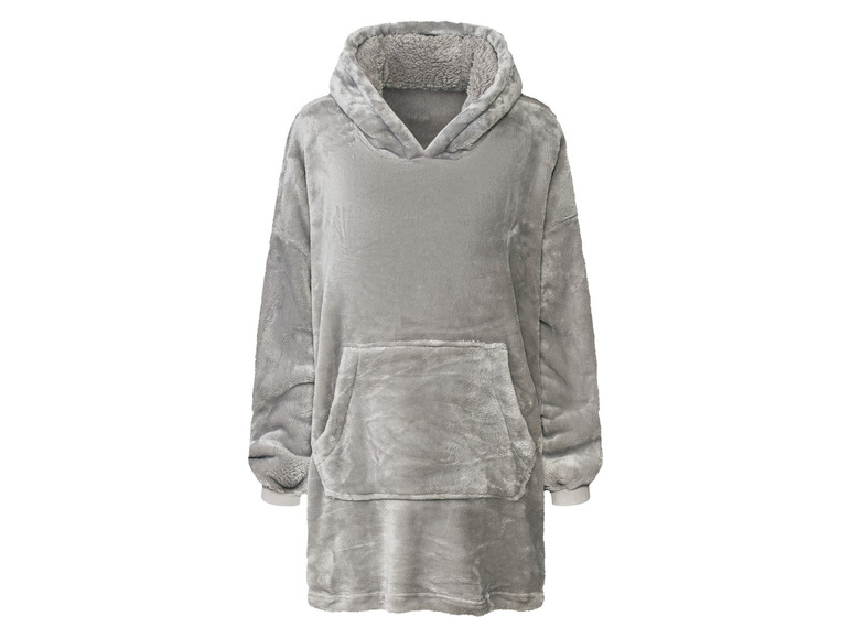 Ga naar volledige schermweergave: Pluchen oversized trui - afbeelding 2