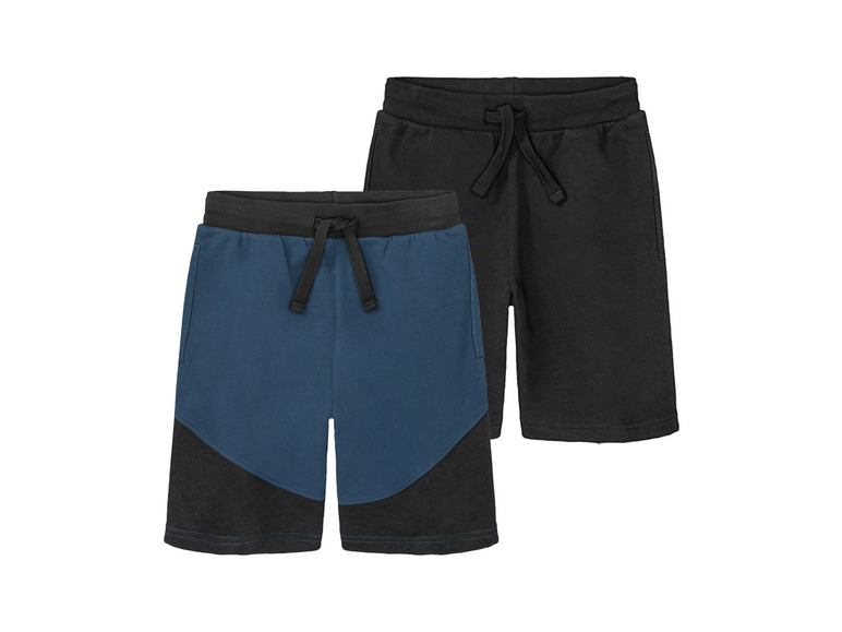 Ga naar volledige schermweergave: pepperts!® Set van 2 sweatshorts van een katoenmix - afbeelding 3