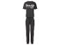 Pyjama femme Disney Stitch : t-shirt gris foncé avec imprimé « Stitch That's Me » et pantalon de survêtement assorti.