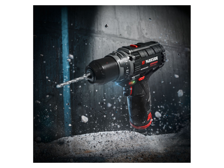 Ga naar volledige schermweergave: PARKSIDE PERFORMANCE® Accuschroefboormachineset »PBSPA 12 B2«, 12 V - afbeelding 2