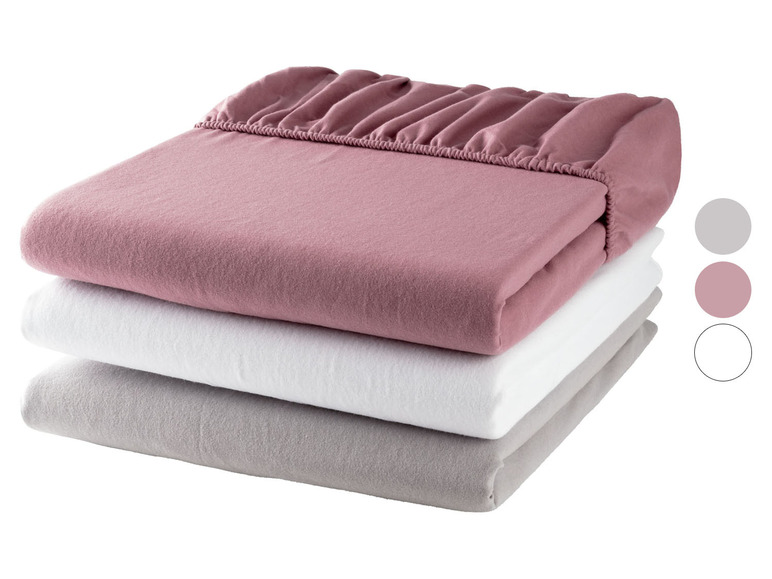 Aller en mode plein écran LIVARNO home Drap-housse en flanelle, 90-100 x 200 cm - Photo 1