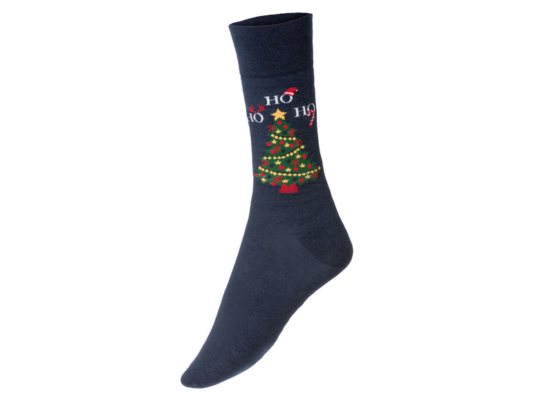 Aller en mode plein écran LIVERGY® Set de 5 paires de chaussettes de Noël dans une boîte cadeau - Photo 6