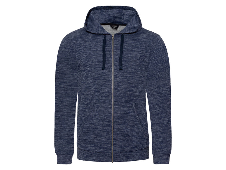 Ga naar volledige schermweergave: LIVERGY® Sweater met rits en kap van een katoenmix - afbeelding 2