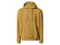 Mosterdgele hoodie met NYC logo.