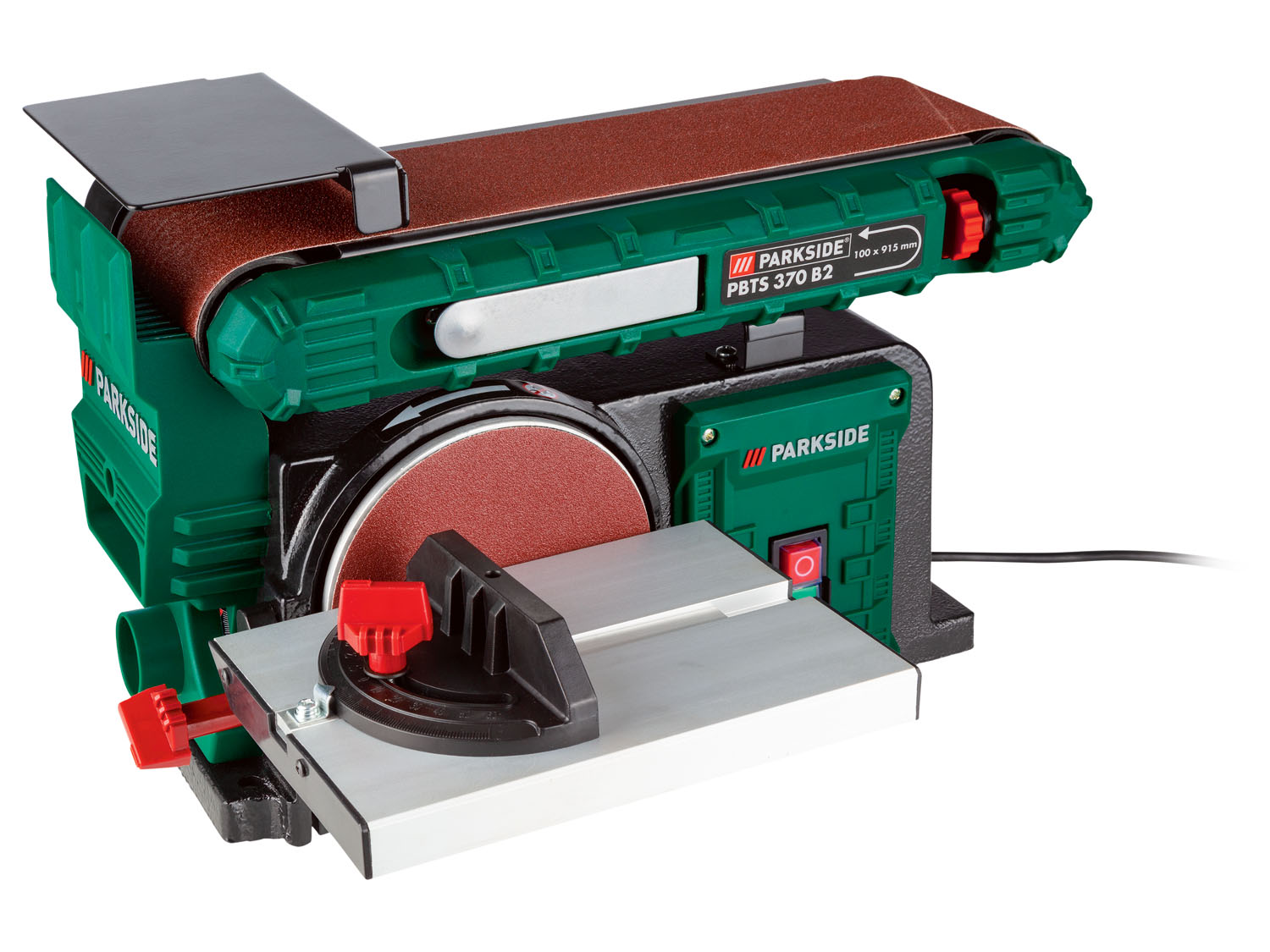 Band- en schijfschuurmachine »PBTS 370«, 370 W PARKSIDE®