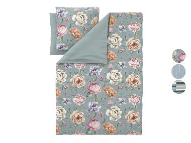 LIVARNO® Housse de couette en satin de microfibre, 260 x 240 cm
