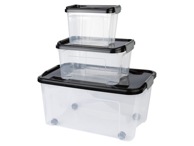LIVARNO home Boîte de rangement, set de 3