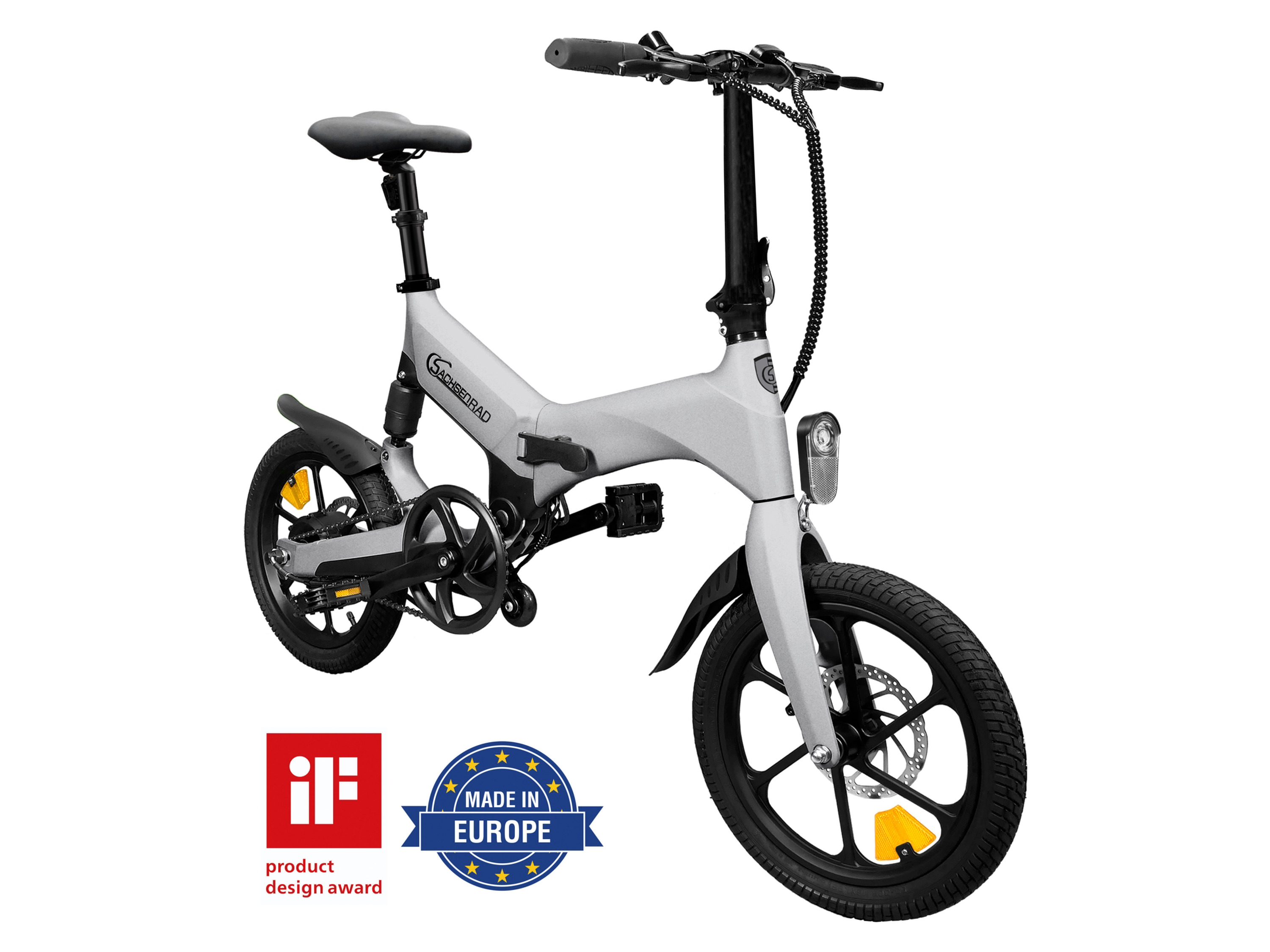SachsenRad Elektrische plooifiets F12