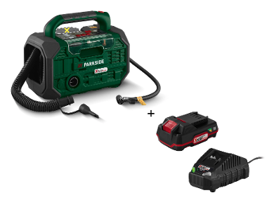 Compresseur et pompe à air 20 V avec batterie et chargeur PARKSIDE®