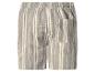 Short rayé pour homme avec taille élastique et poche arrière.