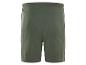 Kaki sport shorts met trekkoord.