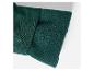 Close-up van een donker teal jackmanchet, die zowel de buitenkant als de fleece voering laat zien.