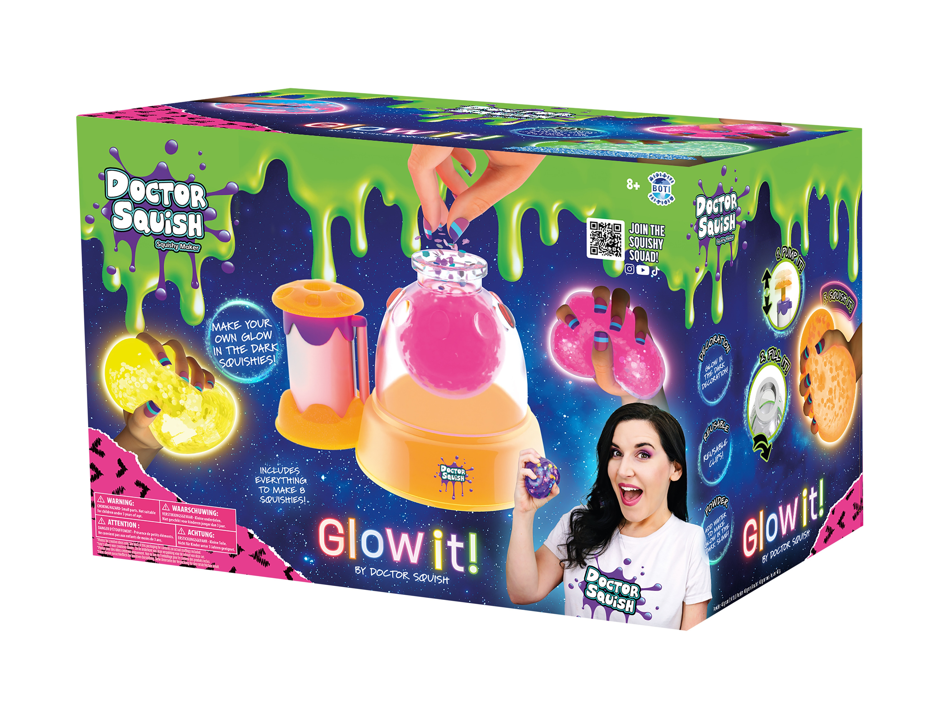 Experimenteerdoos »SQUISHY MAKER - Glow In The Dark« Dr. Squish