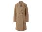 Manteau long camel croisé.
