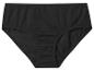 Zwarte katoenen slip met hoge taille.