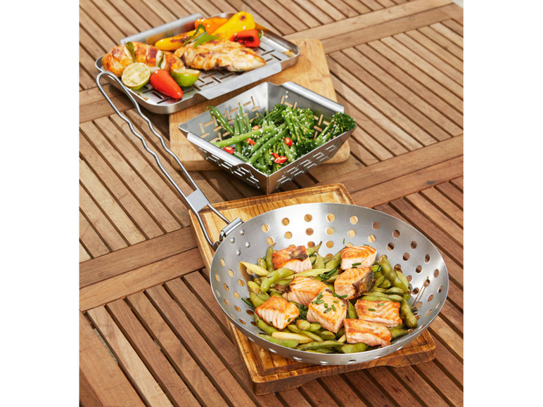 Aller en mode plein écran Poêle ou plateaux pour grillade, inoxydable - Photo 8