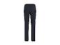 Dames marineblauwe broek met elastische tailleband, achteraanzicht