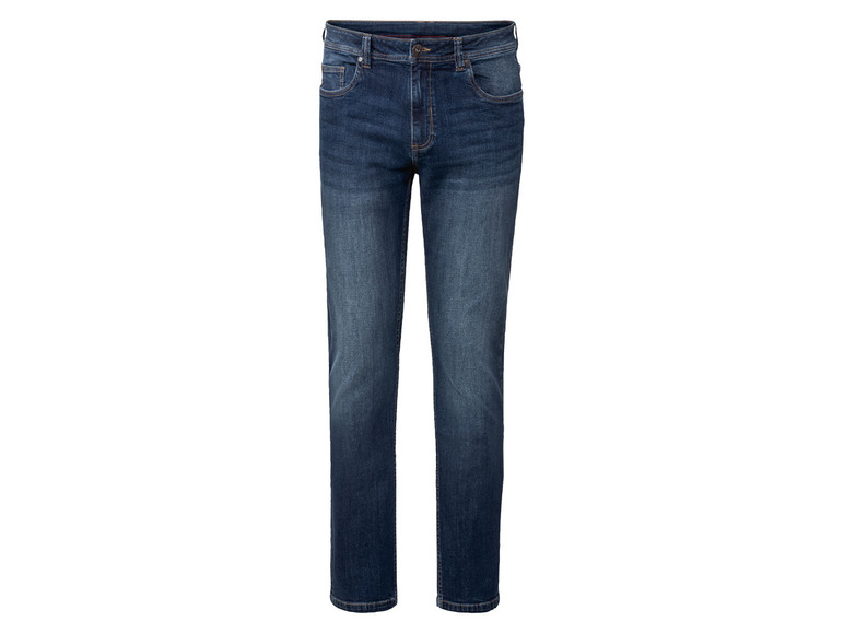 Ga naar volledige schermweergave: LIVERGY® Slim fit jeans van een katoenmix - afbeelding 5