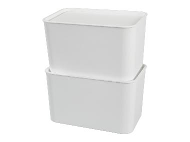 W5 Boîtes de rangement avec couvercles, 2 pièces