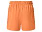 Oranje sportshort met elastische tailleband