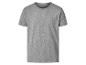 Grijs T-shirt met korte mouwen en ronde hals