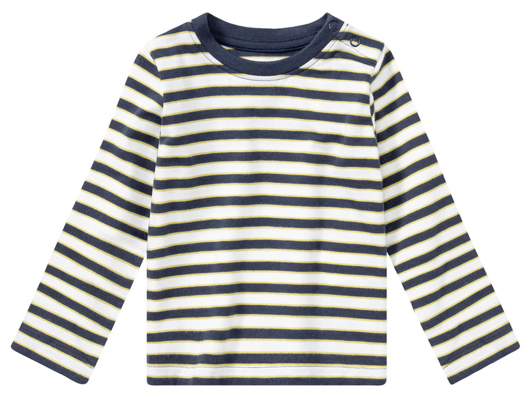 Ga naar volledige schermweergave: lupilu® Set van 3 biokatoenen T-shirts met lange mouwen - afbeelding 7