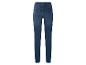 Jean femme bleu foncé avec taille élastique