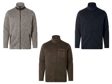 ESMARA MEN Veste polaire tricotée pour hommes