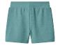 Short de sport en jersey vert d'eau pour enfants