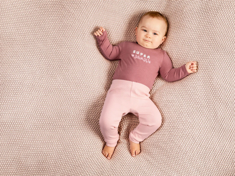 Ga naar volledige schermweergave: lupilu® Set van 3 geribbelde leggings - afbeelding 3