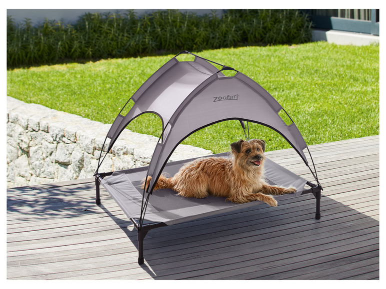 Aller en mode plein écran zoofari® Lit pour chien avec toit pare-soleil, protection contre les UV - Photo 1