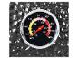 Grillthermometer met een bereik van 50°F tot 800°F, die rook-, bak-, grill- en aanbraden zones aangeeft.
