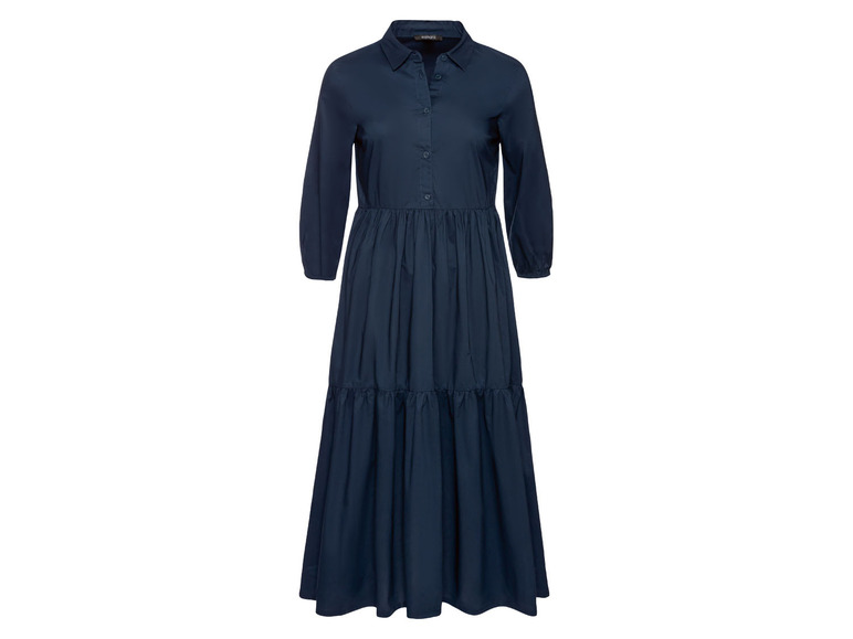 Ga naar volledige schermweergave: esmara Katoenen midi-jurk met 3/4-mouwen - afbeelding 2