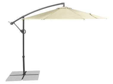 LIVARNO home Zwevende parasol Ø 300 cm, handzwengel