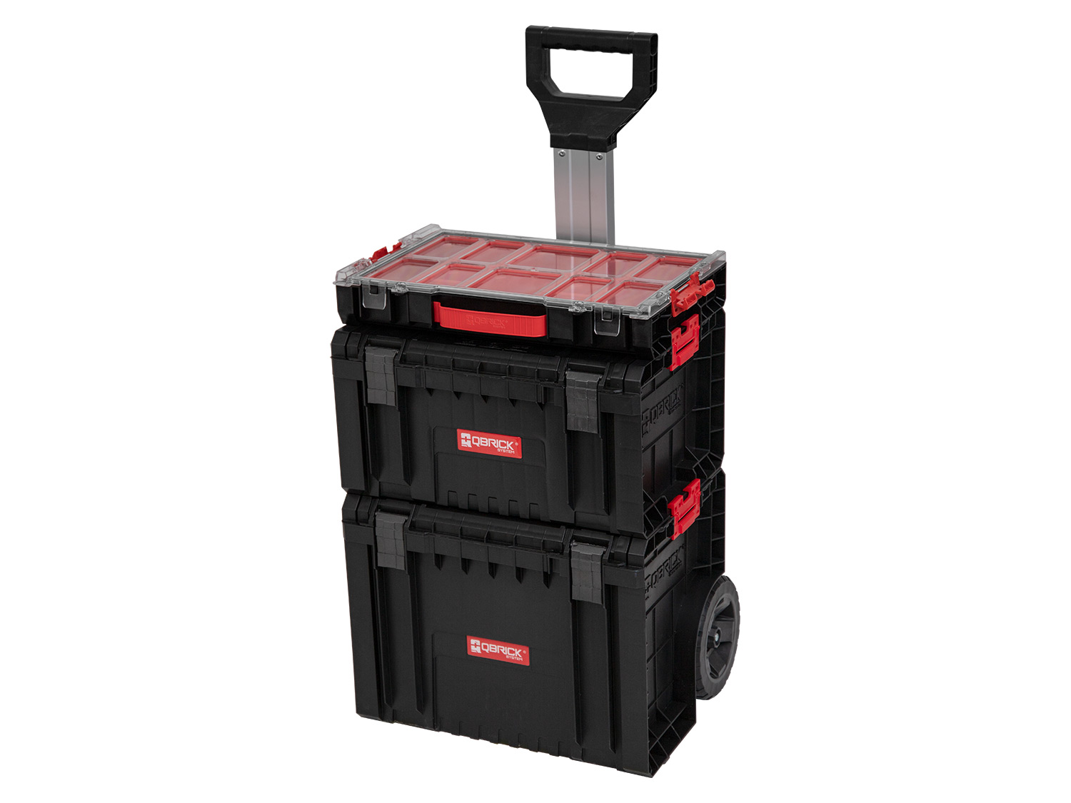 Qbrick System Gereedschapswagenset PRO Organizer 100 + RRO toolbox + PRO Cart
