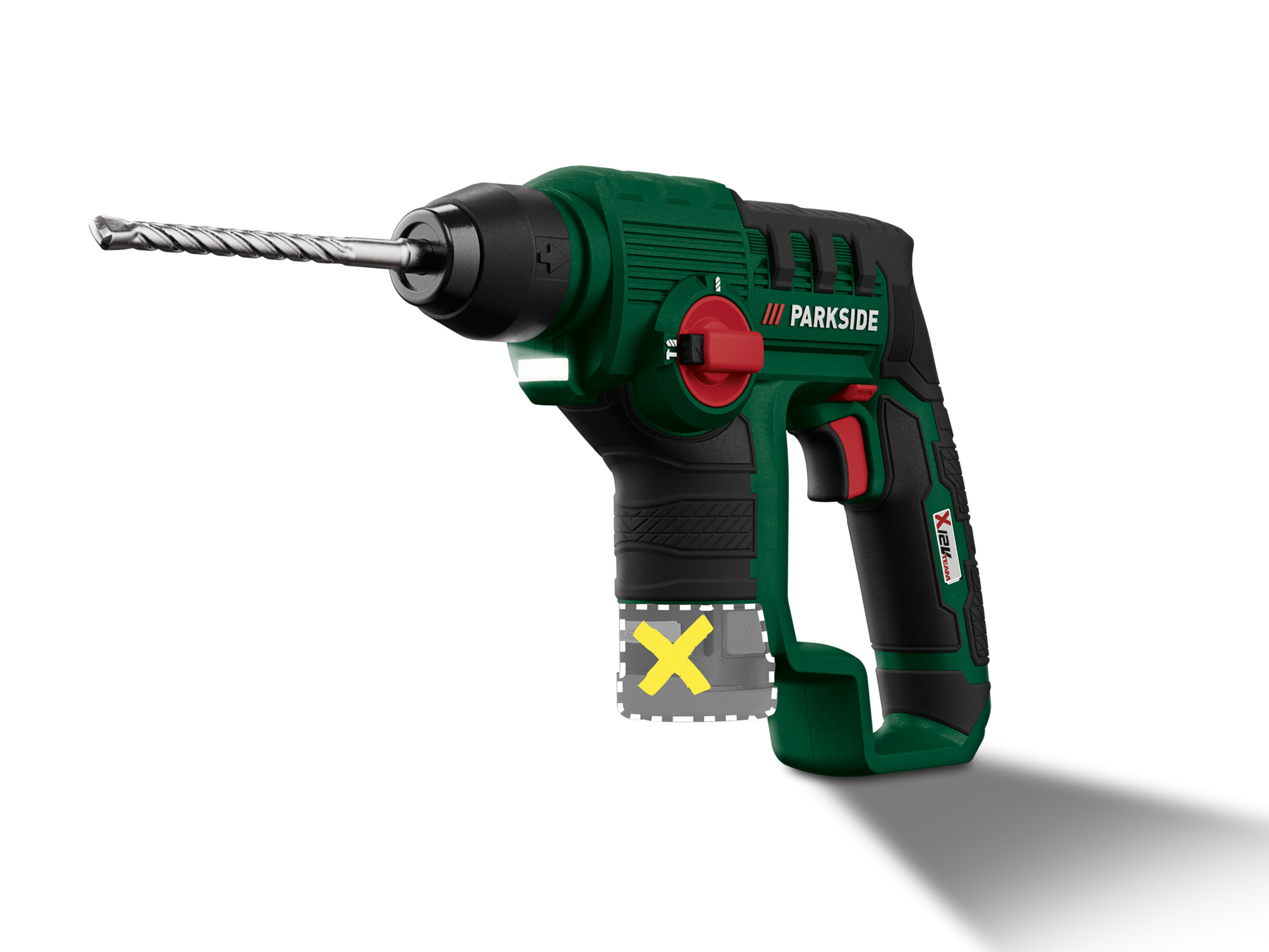 Accuboorhamer met SDS-plus 12 V PARKSIDE® PBHA12