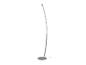 Lampadaire LED moderne et incurvé en gris