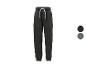Pantalon de survêtement en coton gris foncé pour garçon avec cordon blanc